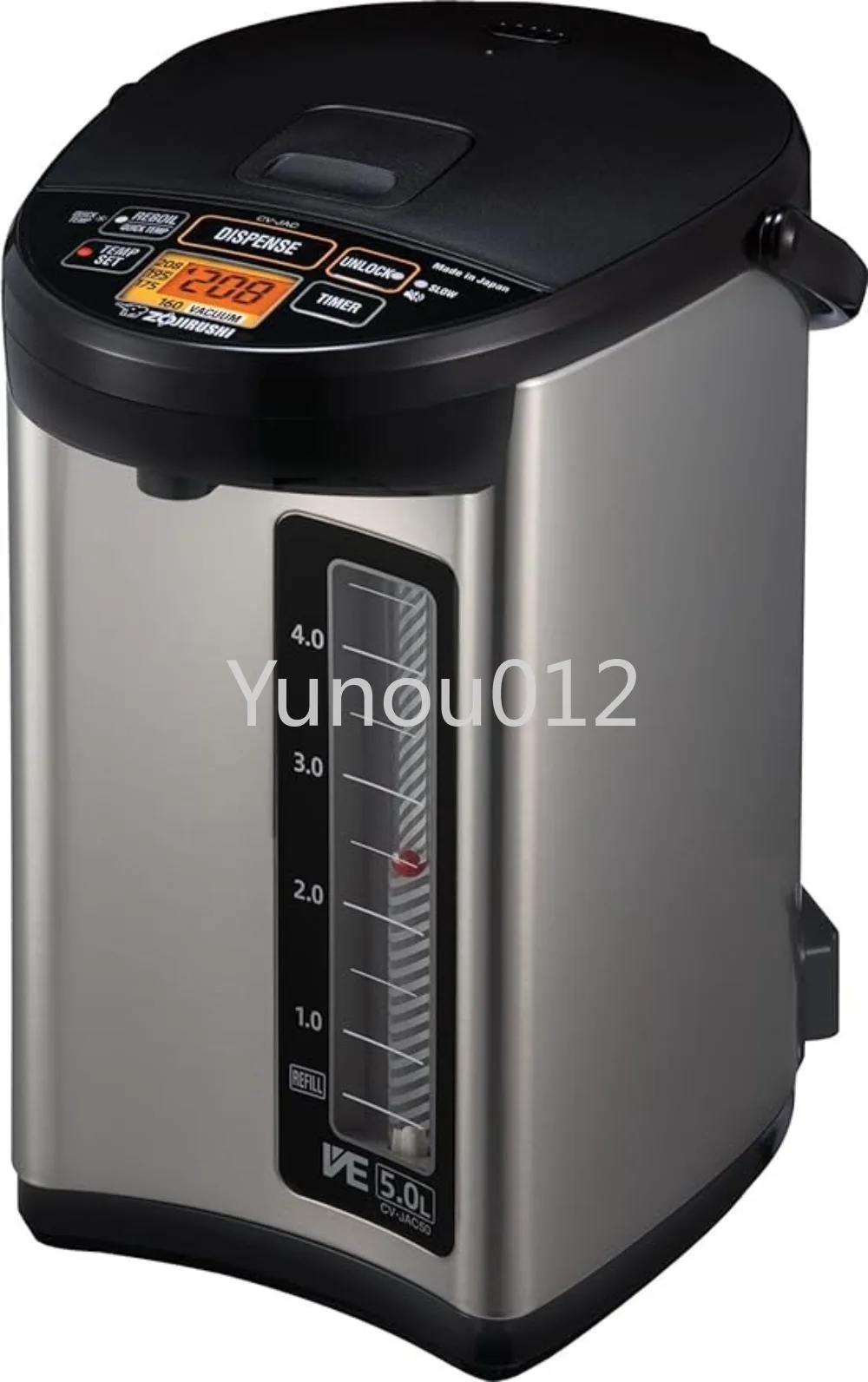 CV-JAC50XB, VE Hybrid Water Boiler & Warmer, 5.0 Liter, Stainless Black,