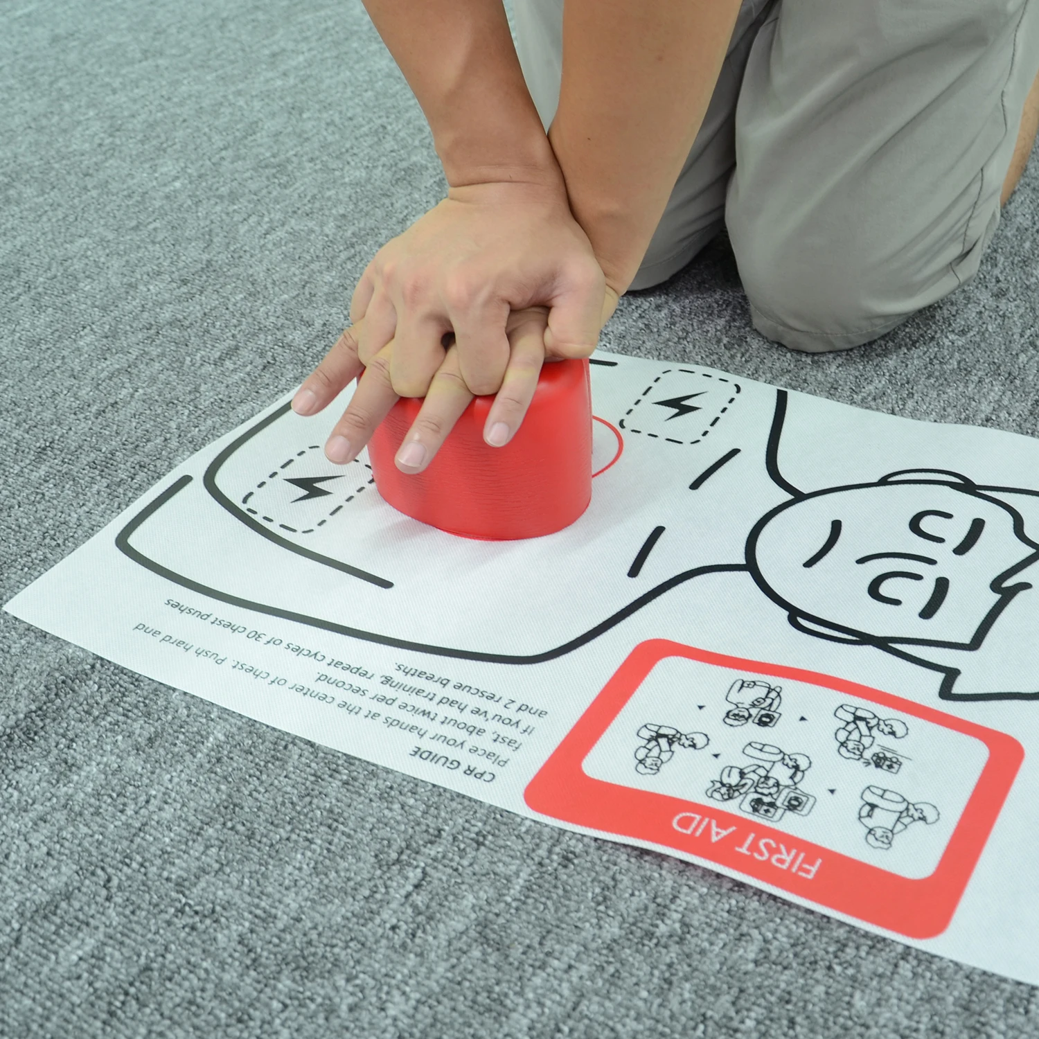 CPRHeart Training Cube for Hands on CPR Compression Training Practice Kit Muscle Memory Training Process Training