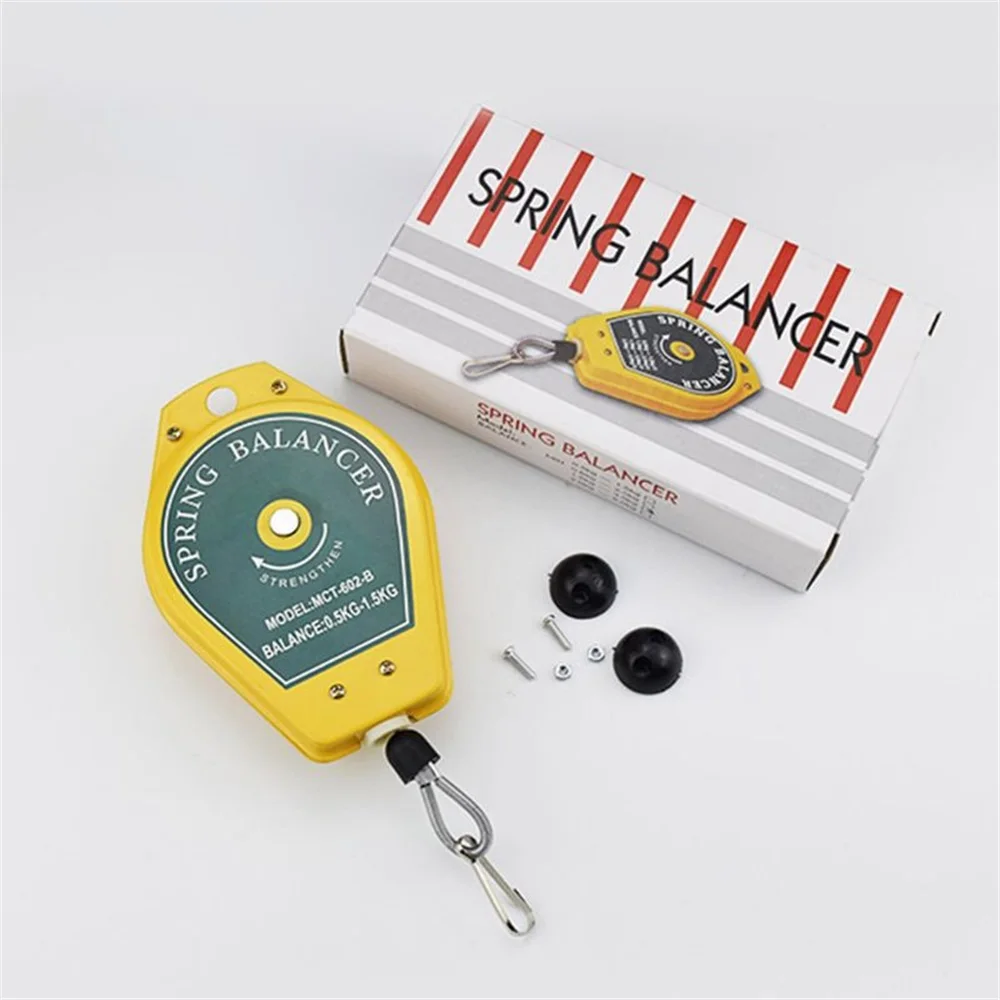 Retractable Spring Balancer Screwdriver Hanging Torque Wrench Hanger Steel Wire Rope Measuring Tool Holder 0.5-3KG Balancer