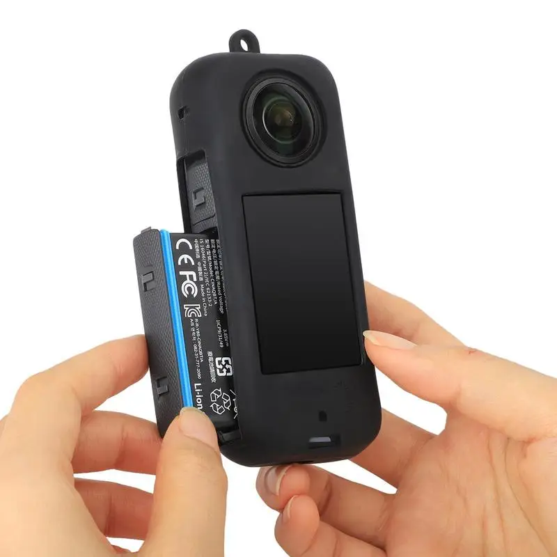 Instas360 X3 Silicone Protective Case Body Cover Lens Guards Insta 360 Panoramic Camera Portable AccessoriesFor Insta 360 X 3