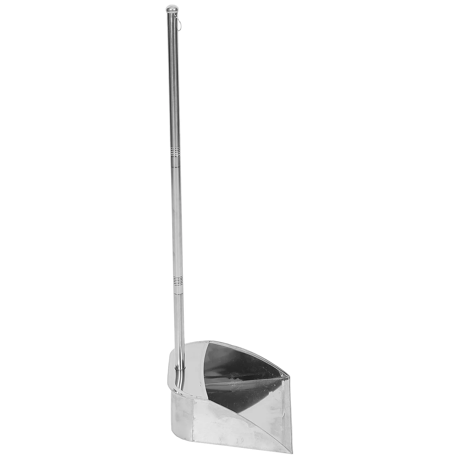 

Stainless Steel Garbage Shovel Dustpan Home Cleaning Supplies Long Handle No Stoop Material Efficient