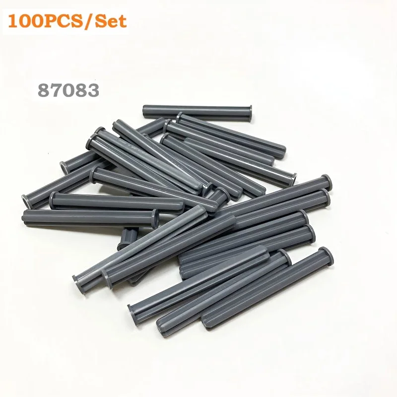 

100PCS MOC 87083 Technology Building Block Parts 1x4 Single Side with cut-off Cross Shaft Assemble Connection Bricks Accessories