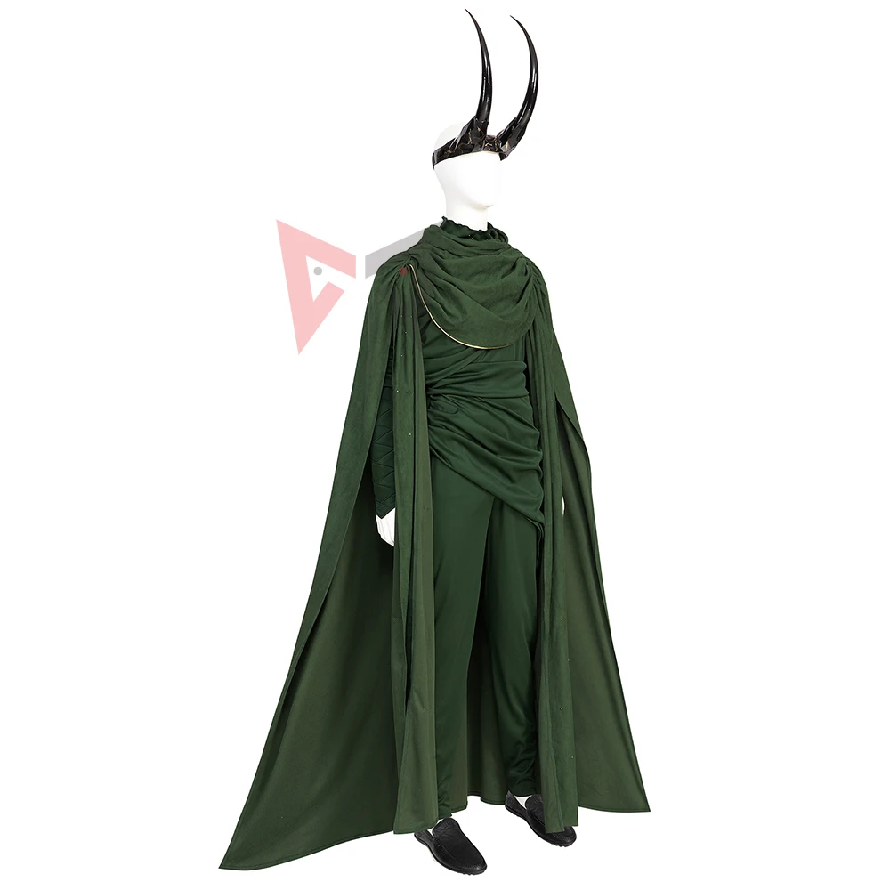 Nieuwe Film Loki Laufeyson Cosplay Kostuum God Van Het Kwaad Overhemd Broek Hoofddeksels Voor Game Party Op Maat Gemaakt