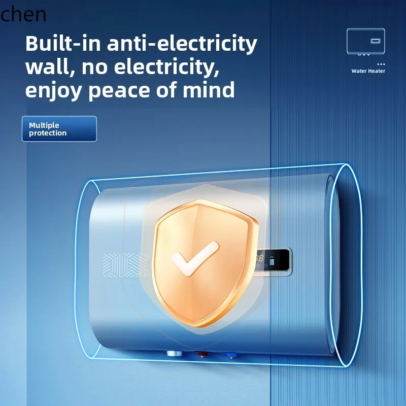 ZML riscaldatore elettrico domestico 50 litri 60 litri 80 litri secchio piatto tipo di stoccaggio dell'acqua riscaldamento rapido doppio serbatoio bagno