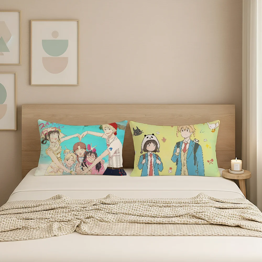 

Shojo manga Skip and Loafer Pillow Case Suitable for Office Bedroom Sofa Home Decoration Rectangle Cushions