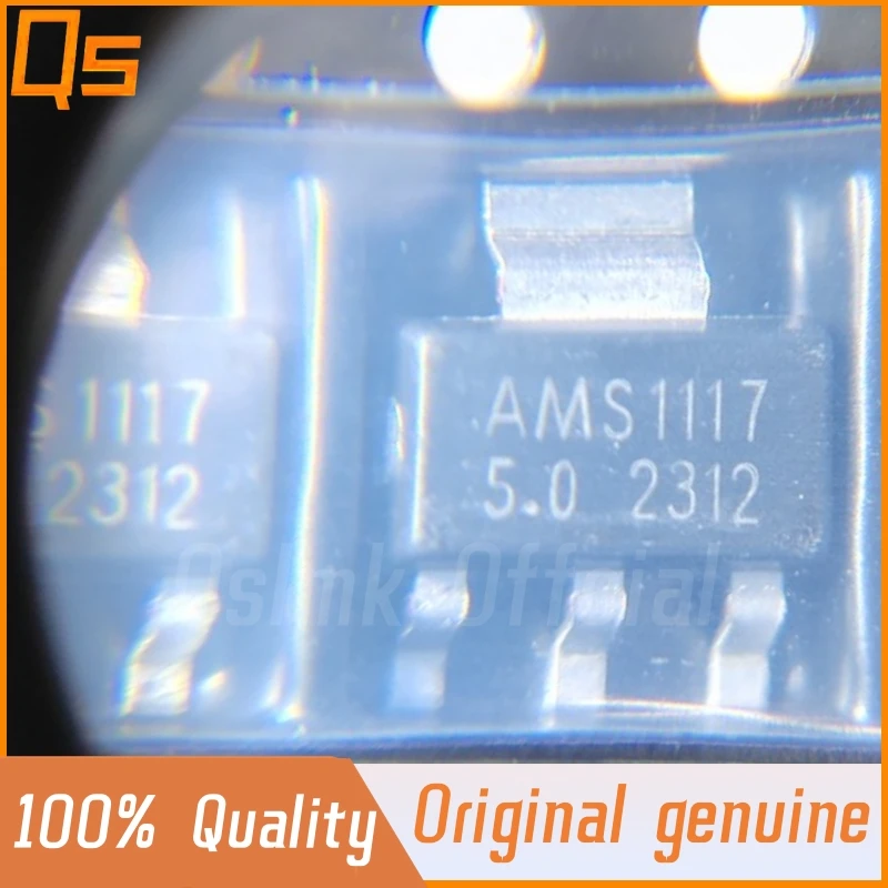 New Original AMS1117-5.0 AMS1117 SOT-223 Stabilizing Power Supply Chip Buck IC