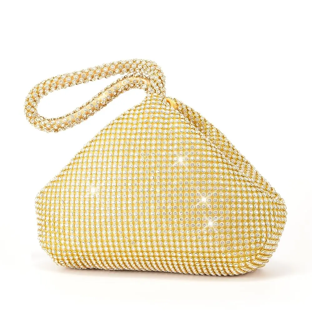 

Вечерние клатчи с стразами для женщин: винтажная элегантная треугольная сумочка для вечеринок и свадеб в стиле 1920-х годов
