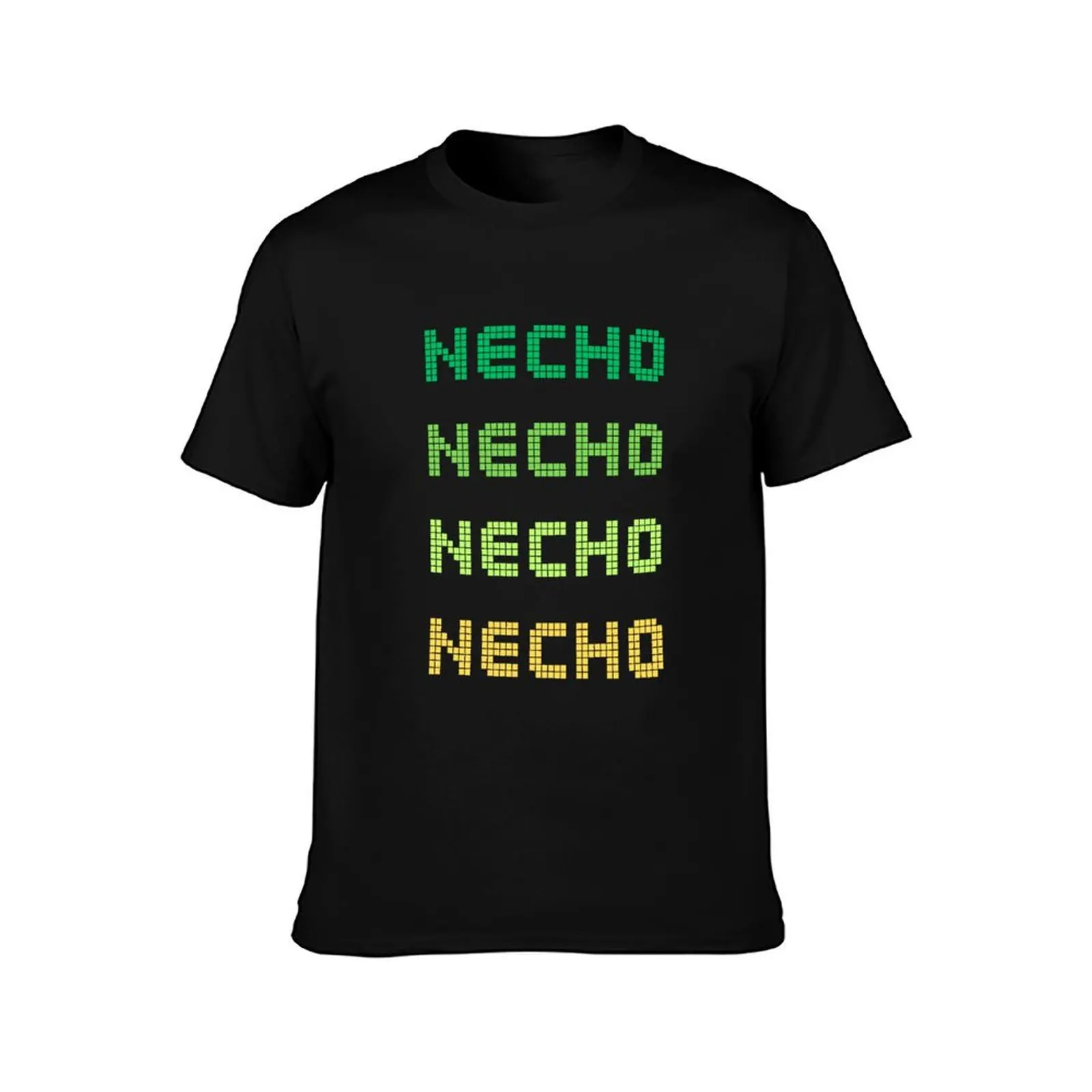 Necho pixel design T-Shirt Large Size Loose Casual Tee T-Shirt