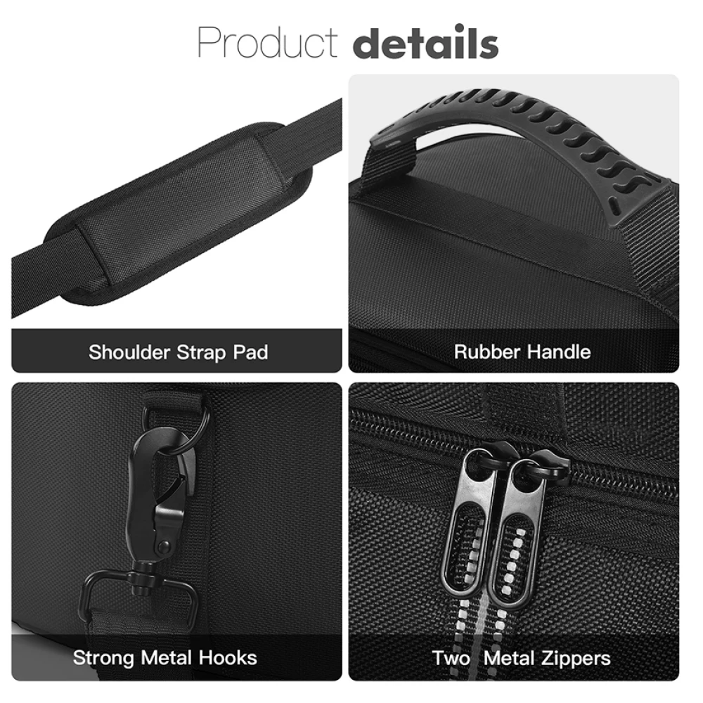 1 قطعة حقيبة سفر كبيرة واسعة حزام حقيبة التخزين لملحقات مولد الطاقة الشمسية BLUETTI EB3A