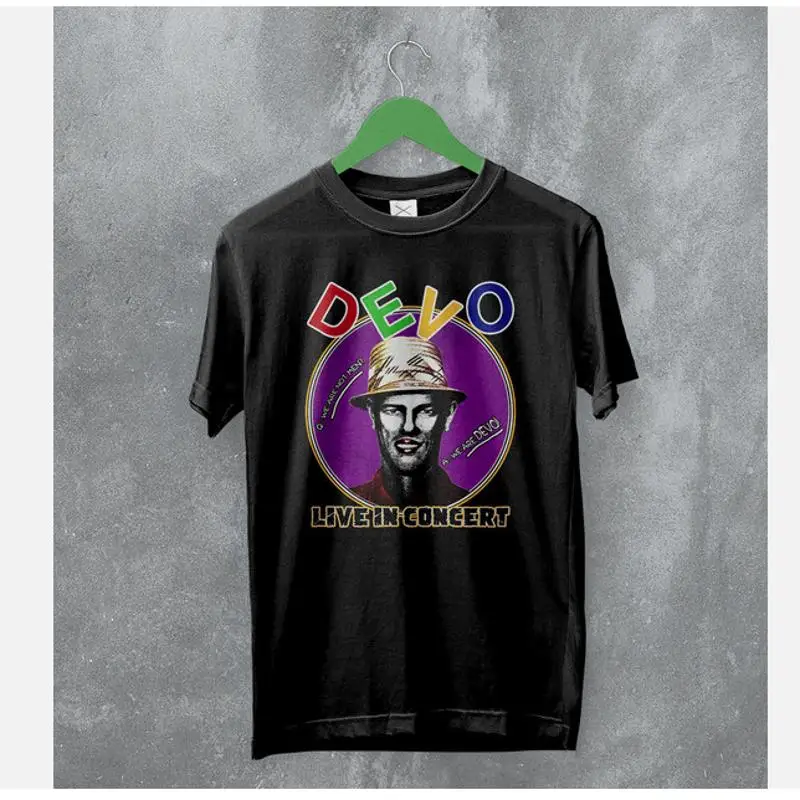 

Футболка Devo Live In Concert Tour New Wave Band