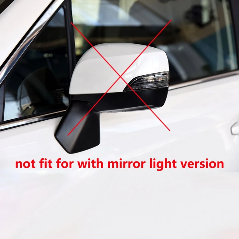 Car Exterior Door Side Rear View Mirror Cover For Subaru Outback 2015-2018 XV Lagecy Forester 2014-2017 Impreza WRX STI