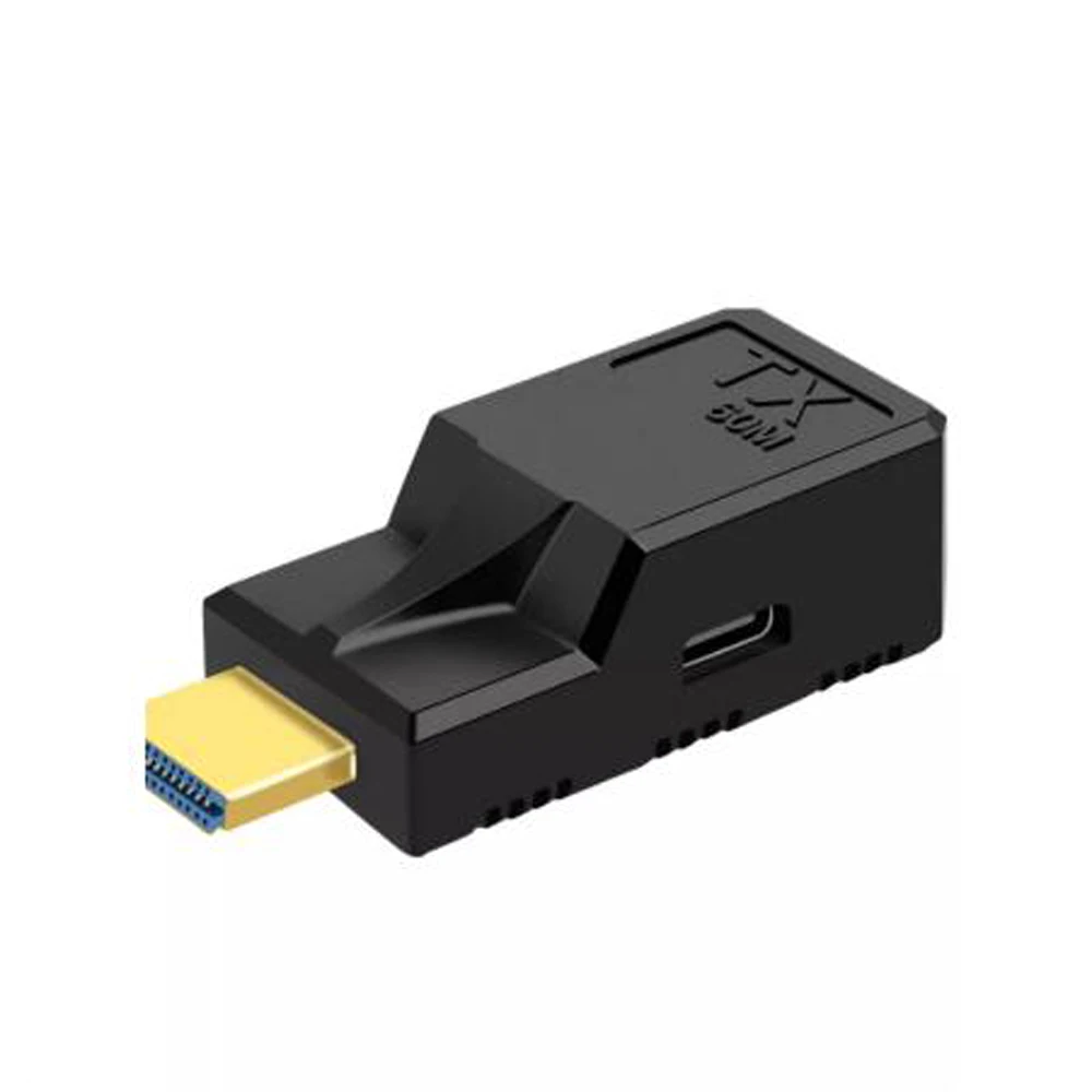 

NEW HDMI High-Definition Mini Network Extender 60m HDMI to RJ45 Network Port Receiving And Transmitting Converter Plug And Play