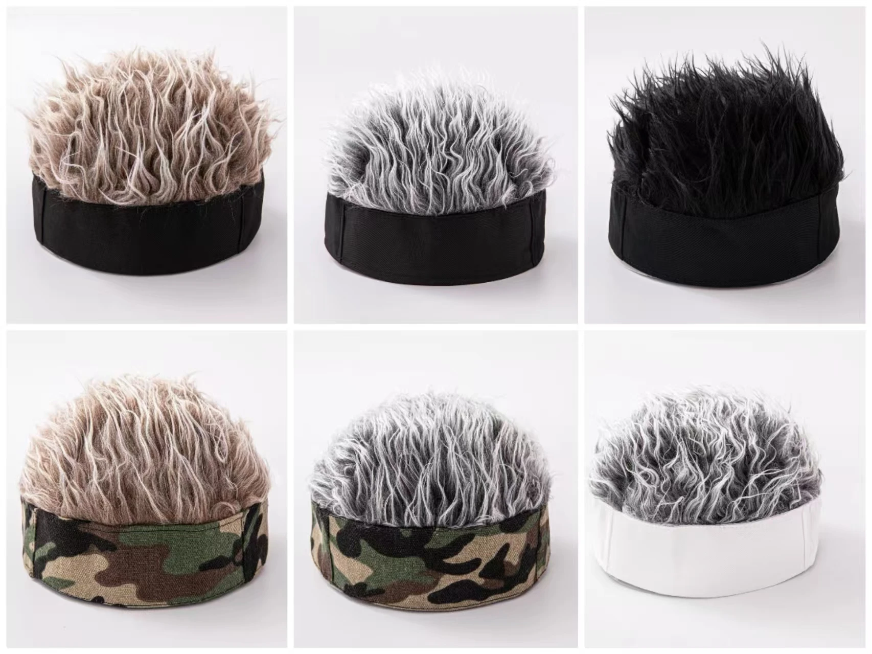 Wig Wig Cap Adjustable Baseball Cap Wig Spiked Hair Unisex Casual Simple Sun Hat Decorative Wig Spiked Baseball Cap Cycling