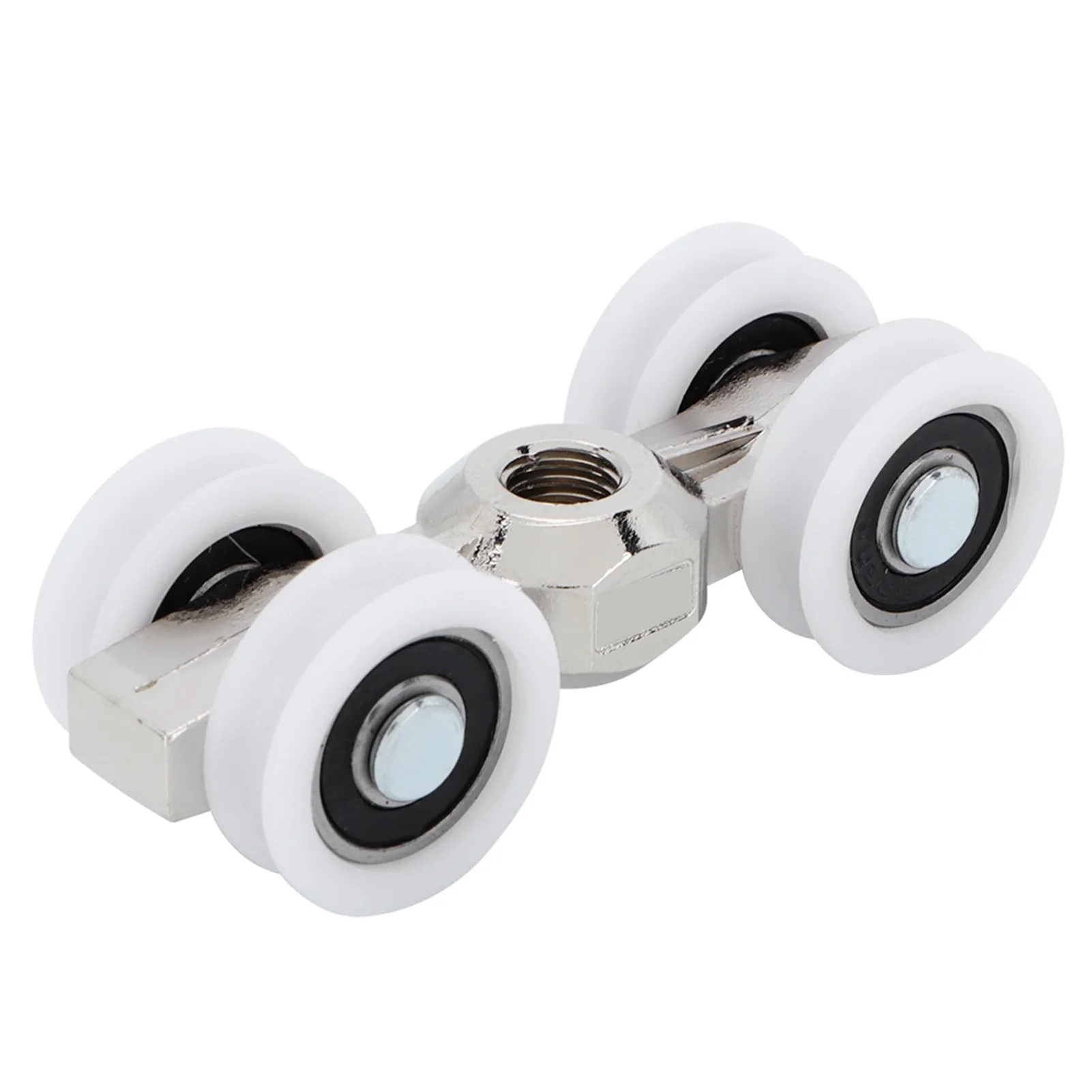 Door Roller Sliding Door Roller Slider Overhead Door Rollers Bearings 4 Wheels Hanging Wheels for Furniture