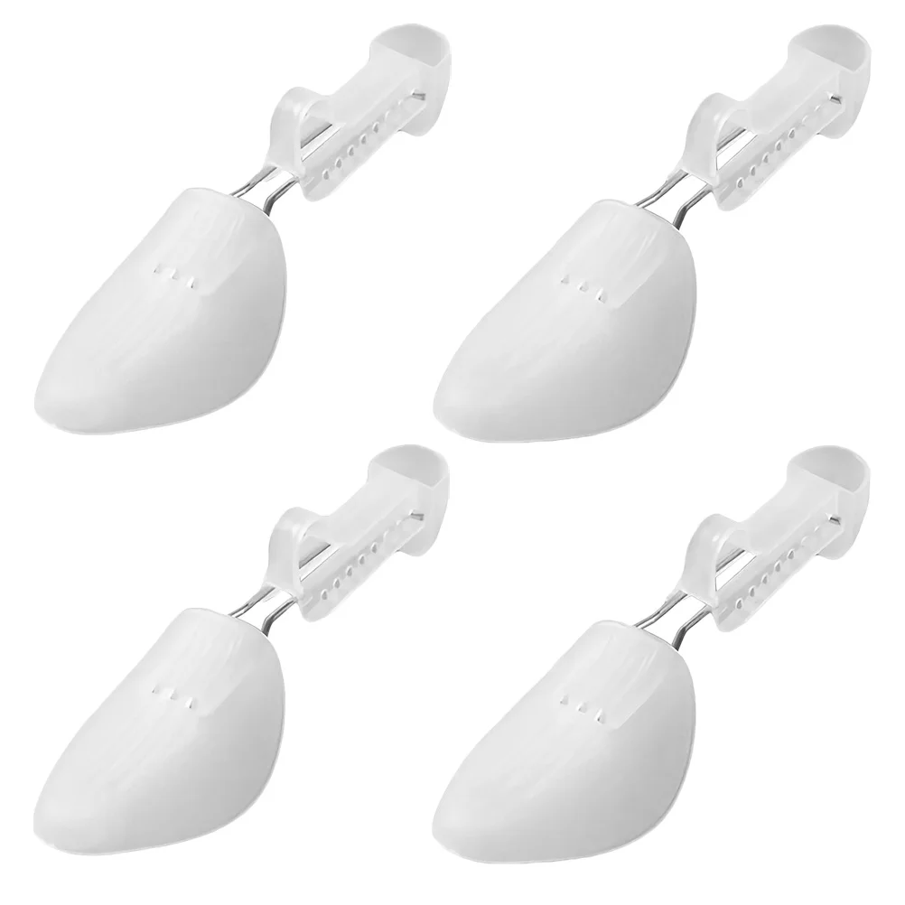 

2pcs Adjustable Trees For Men Plastic Shoe Shaper Insert Support For Sneakers Boots Travel Home Use Lightweight Durable Unisex