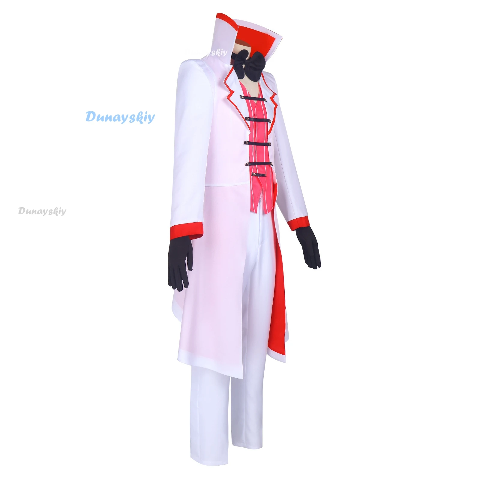 Lucifer Morningstar-Disfraz de Cosplay, uniforme, traje blanco, traje de actuación Unisex, conjunto de Lucifer para fiesta de Halloween