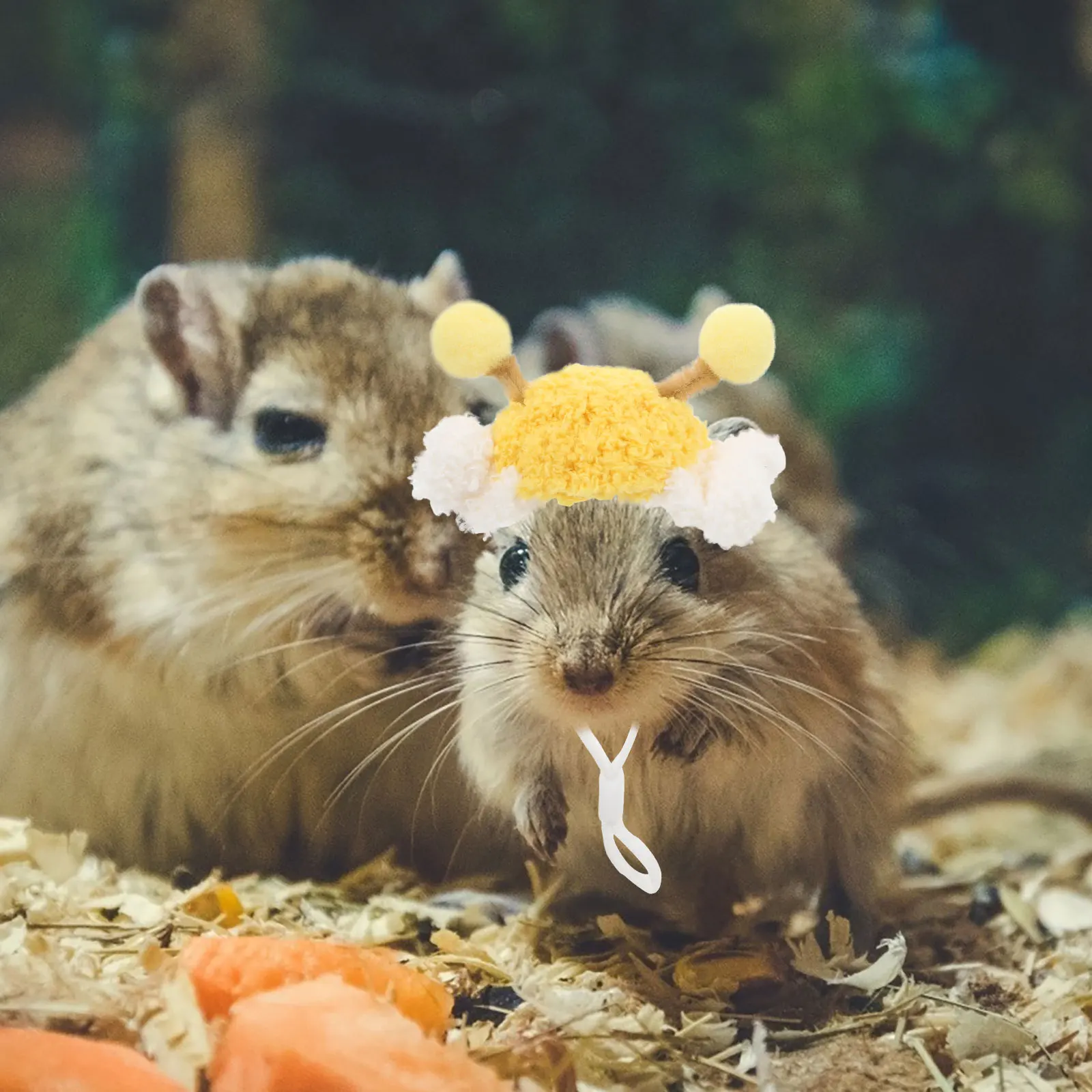 

Cute Hamster 2024 New Year Costume Small Animal Headwear Festive Decoration For Cats Dogs Bunny Reptile Pet Accessories Hamster