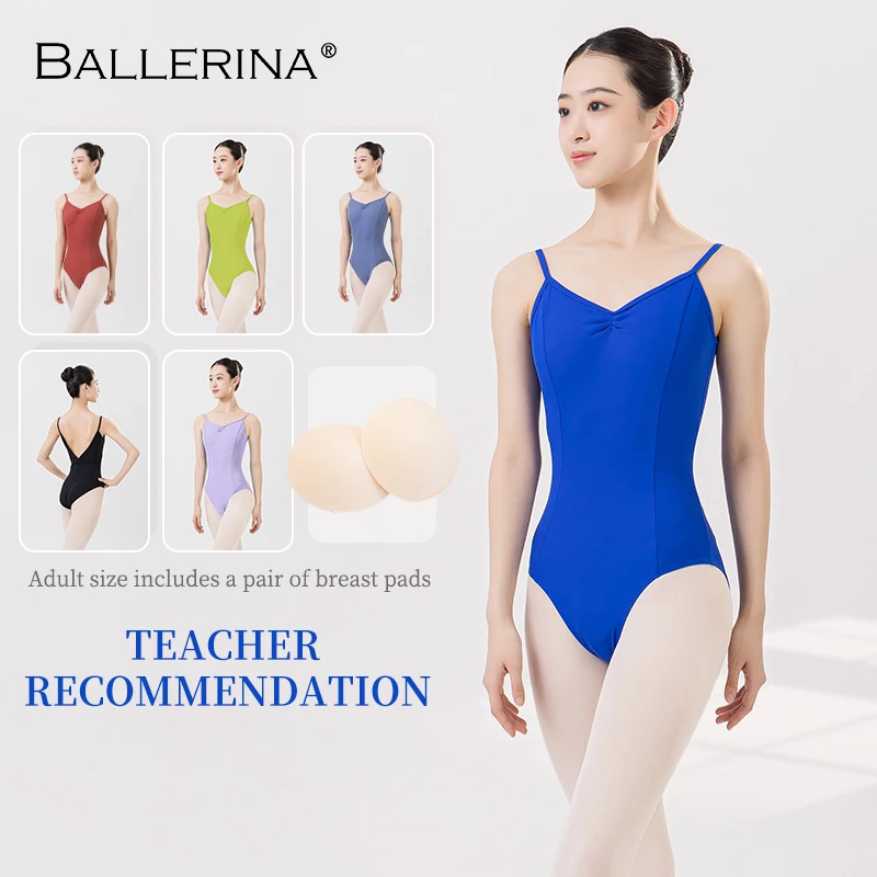 Ballerina Ballet Leotard Backless Women Girl Adult Gymnastics Yoga Fitness Sling Bodysuit Examination For Dance Clothes 5227