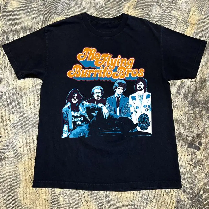 

The Flying Burrito Brothers Band Concert T Shirt Cotton For Qx0250