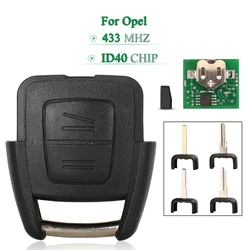 Jingyuqin 2 przyciski do Opel Astra g zafira 93176615 BOSCH TS ASTRA inteligentny zdalny kluczyk samochodowy 433Mhz ID40 Chip część wymienna do pilota