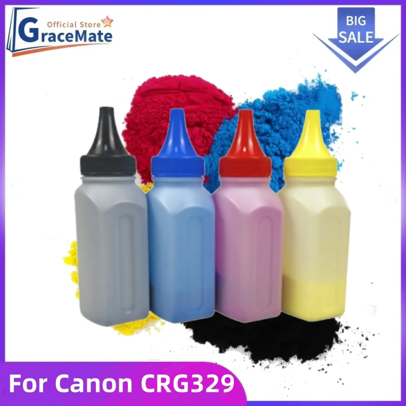 8PCS/4Color CRG329 CRG729 Toner Powder Compatible for Canon Color LaserJet LBP7010 7010C LBP7018 7018C laser Toner