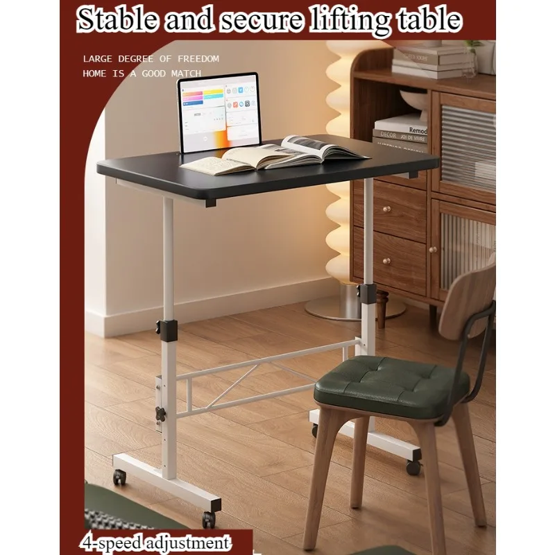 Computer desk, desk, home bedroom, desk, removable lift with wheels, sofa side table, treadmill, front student