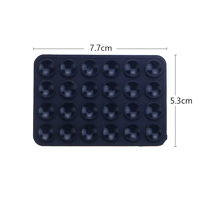 YuXi 1 Piece Silicone Mobile Phone Fixing Suction Cup Double Sided Fixed Pad Bracket Phone Case Universal Anti Slip Suction Cup