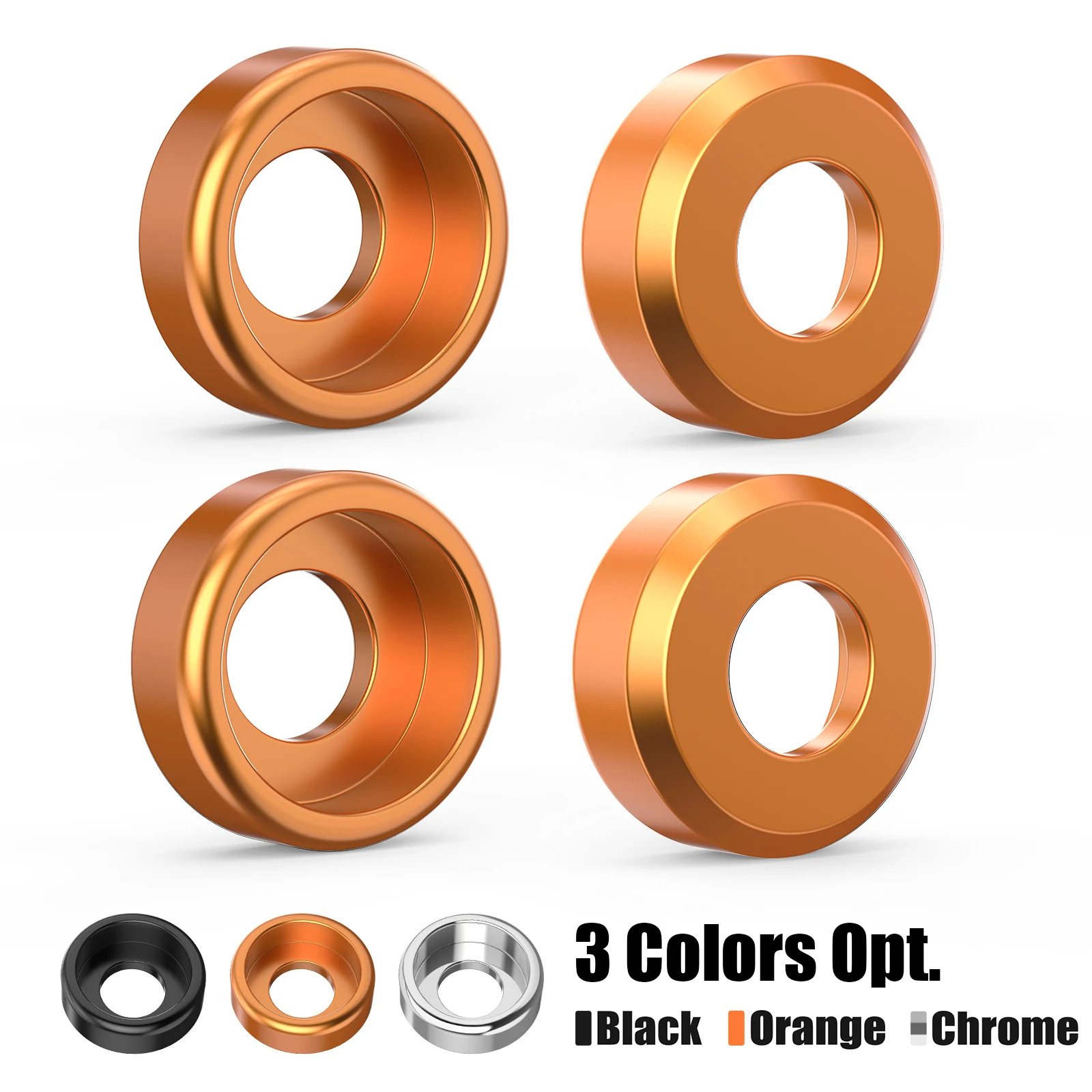 

For 2016-2022 Harley Iron 883 XL883N Motorcycle Shock Absorber Bracket Decor Rings