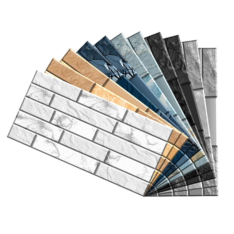 Waterproof Imitation Rock Crystal Film Self-Adhesive Wall Sticker for Kitchen Bathroom Oil Proof Home Decoration Wallpaper