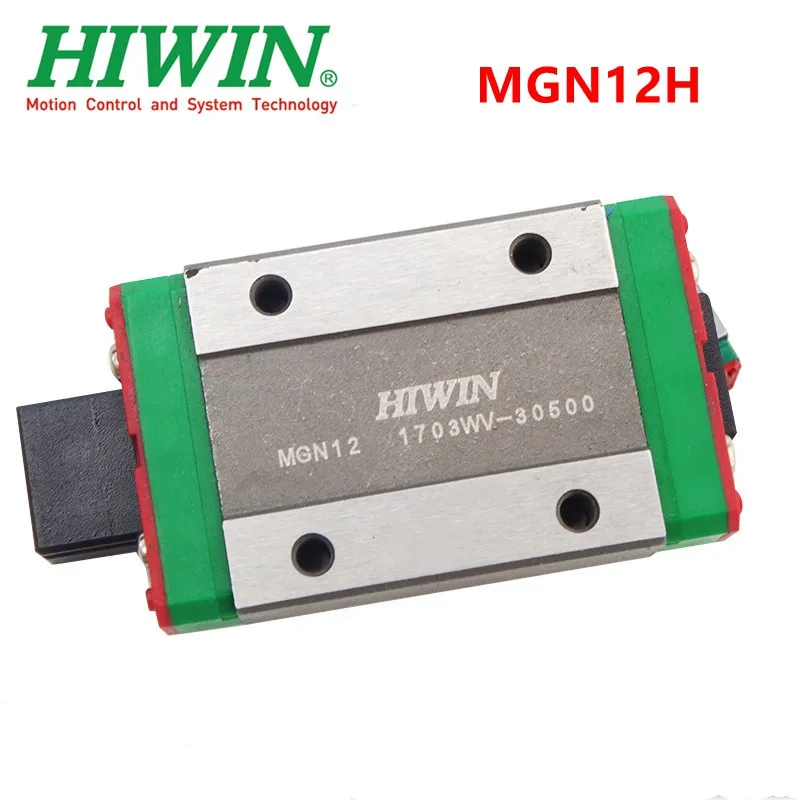 100% Original Hiwin brand new MGN12H Linear guide block carriage bearing for MGN12 linear rail MGNR12 3D printer DIY cnc parts