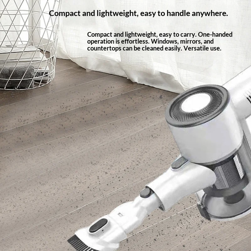 Household Handheld Vacuum Cleaner, Cordless, High Suction Power, Low Noise, Multi-Purpose, New Model