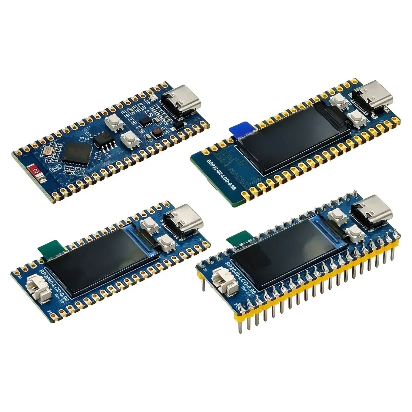 NEW Esp32-s2 RP2040 controls 0.96 