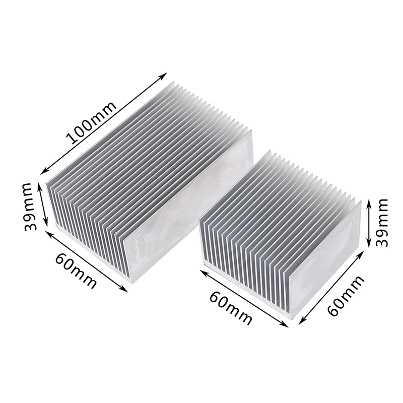 Aluminum Alloy Heatsink 6060/10060mm Cooling Pad for LED IC Chip Cooler Radiator Cooling Accessory