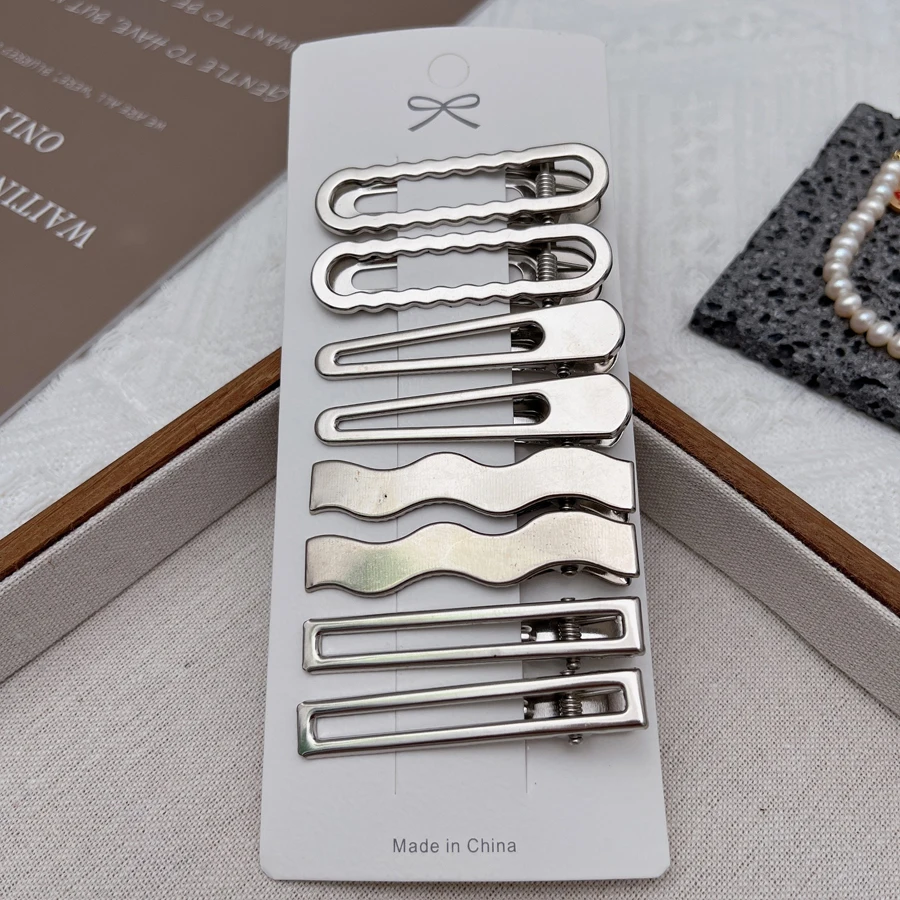 Frauen Metall Y2K Haar Clips Exquisite Entenschnabel Clip Mädchen Haarnadeln Seitlichem Pony Haarspangen Haarspange Mädchen Mode Haar Zubehör