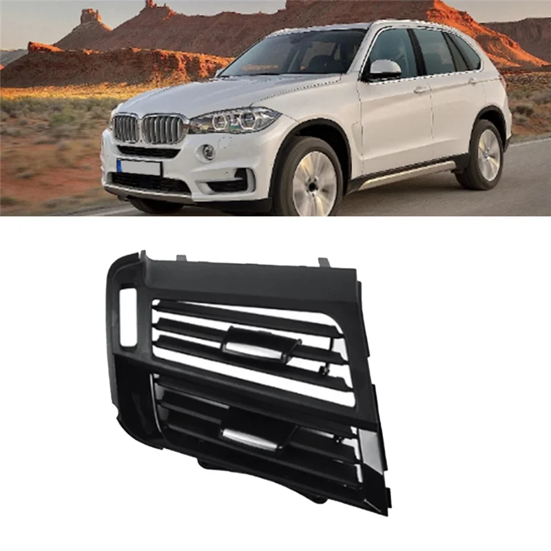 AASS-لوحة سيارة مكيف الهواء تنفيس المخرج مصبغة لسيارات BMW X5 X6 F15 F16 A/C تنفيس منفذ لوحة RHD