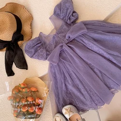 kids dresses for girls mesh kids clothes Lace chinese traditional summer flower girl dresses for weddings girls clothes