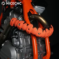 NICECNC para KTM EXCF SXF 450 Husqvarna FE 450 Honda CRF Yamaha YZF 250 450 Suzuki DR-Z400 silenciador de escape cubierta de protección térmica de tubo