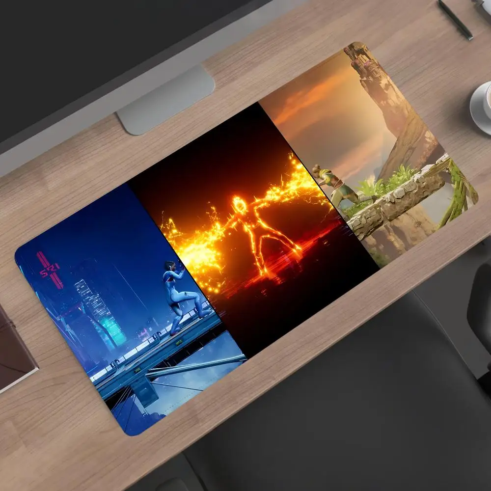 Split Fiction Mouse Pad Gaming Mouse Pad XXL, Non-Slip, Smooth Surface for Gaming and Office Desk Use
