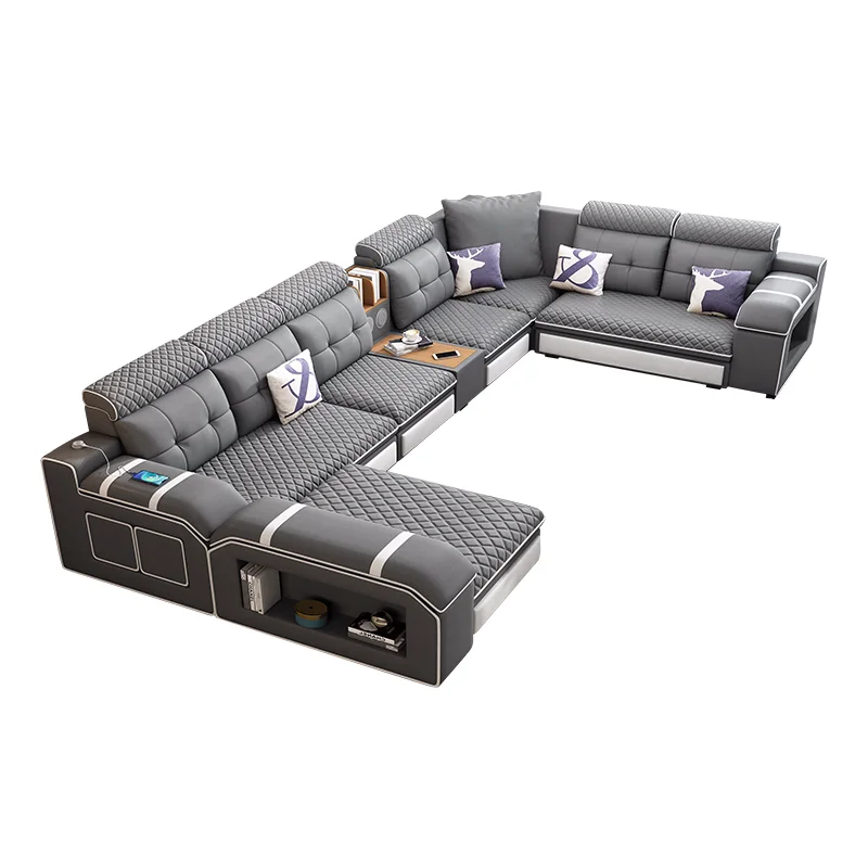 Rozkładana prosta nowoczesna dmuchana sofa Nordic Designer przytulna rozkładana sofa narożna Nordic Lounge Woonkamer Banken meble kanapa