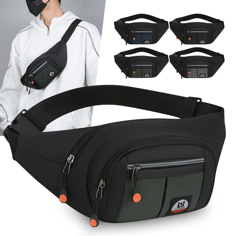 

Универсальные сумки через плечо, на пояс и на грудь; Новые мужские повседневные, спортивные и многофункциональные сумки; Легкие практичные поясные сумки.