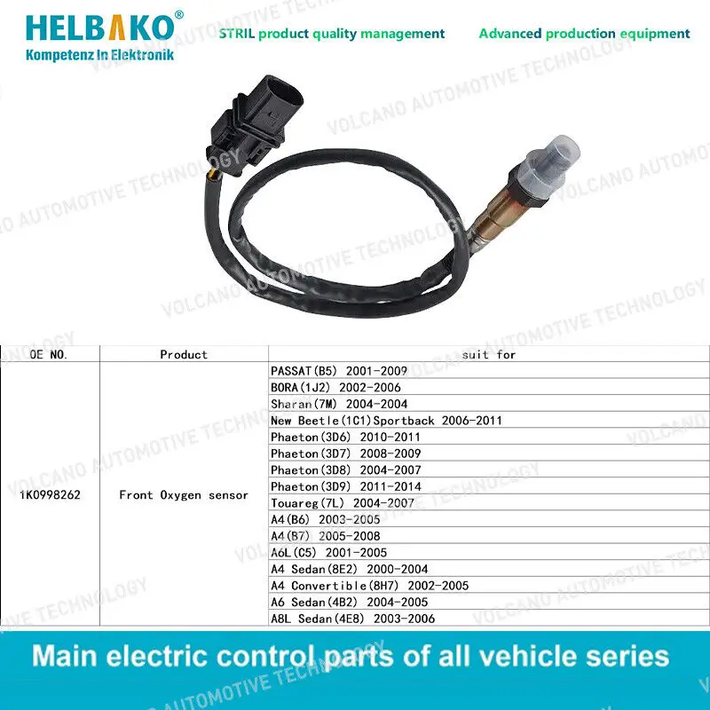 

1K0998262 Lambda O2 Oxygen sensor For Audi A4 S4 TT VW Golf Jetta Passat