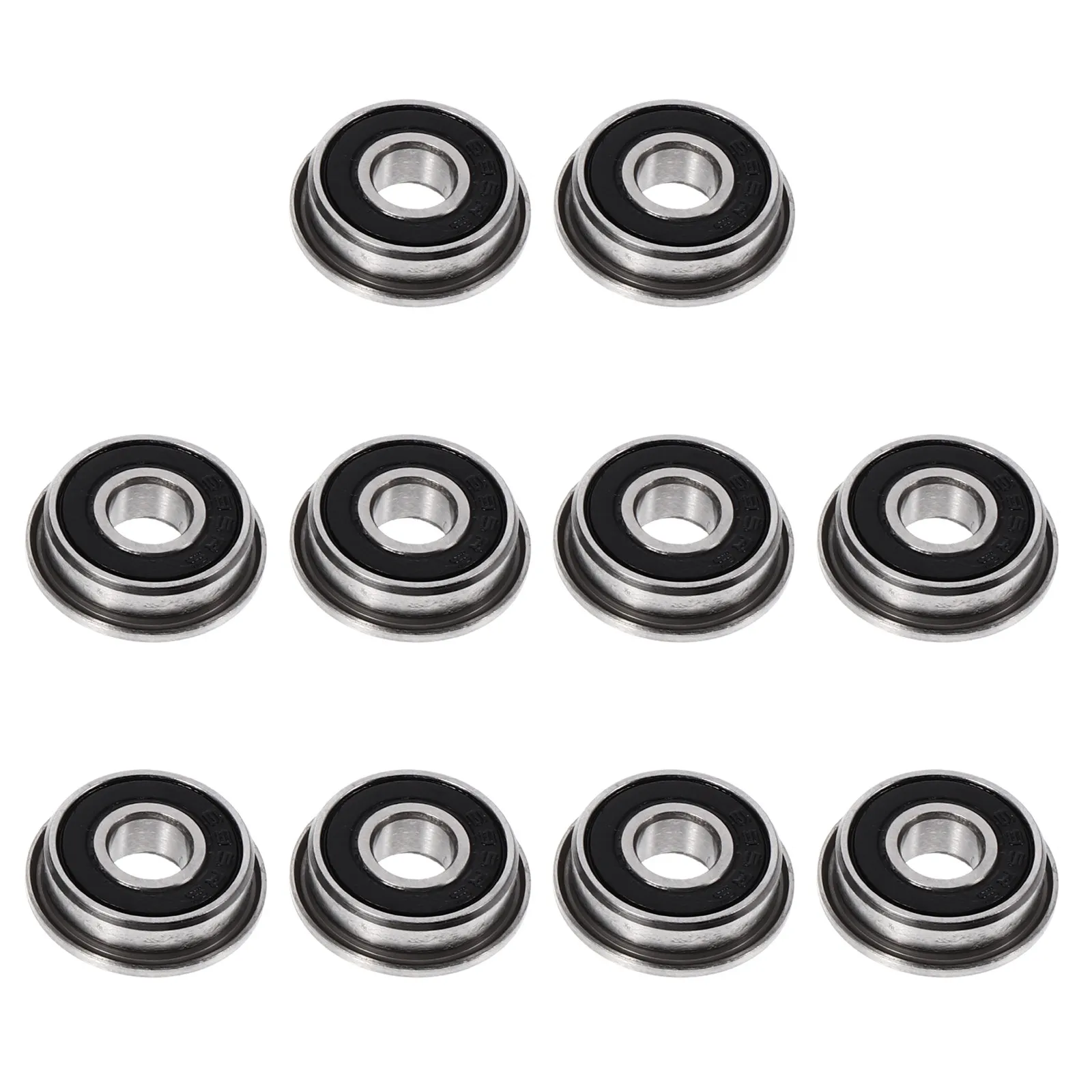 10Pcs Ball Bearings F695-2rs Deep Groove Durable Mini Bearings for High Speed Low Noise Mechanical Parts Bearing
