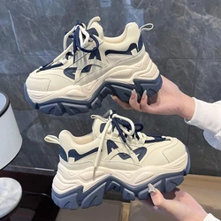 2024 Sneakers Women Platform Flat Shoes Woman Shoes Green Casual Trainers Ladies Chunky Sneakers Women Shoes