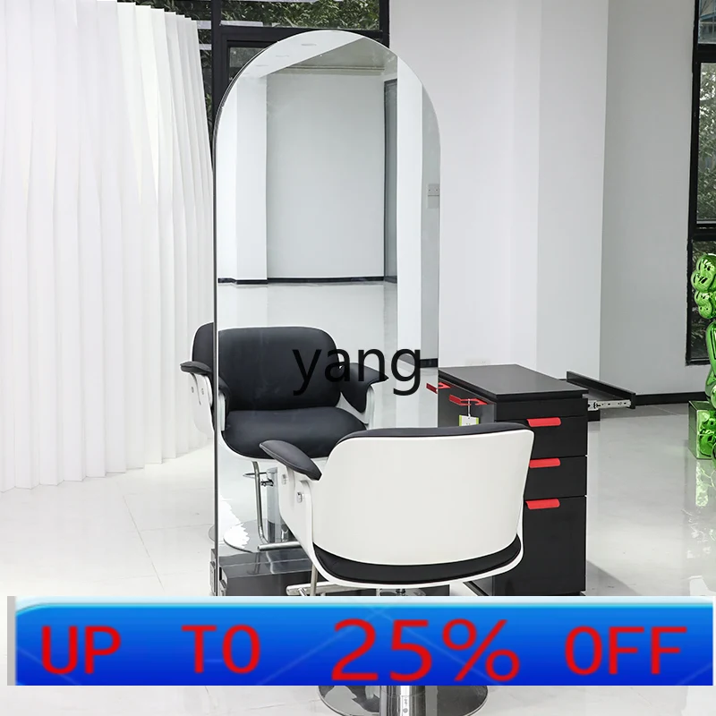 

LMM hair salon mirror table hair salon special single and double-sided perm and dye hair cutting mirror fashion barber shop
