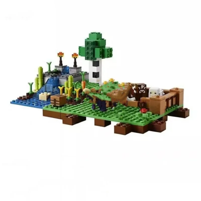 MOC World Mongolia Farm Building Block Toys Kids Building Blocks Educational Toys Birthday Gift Model