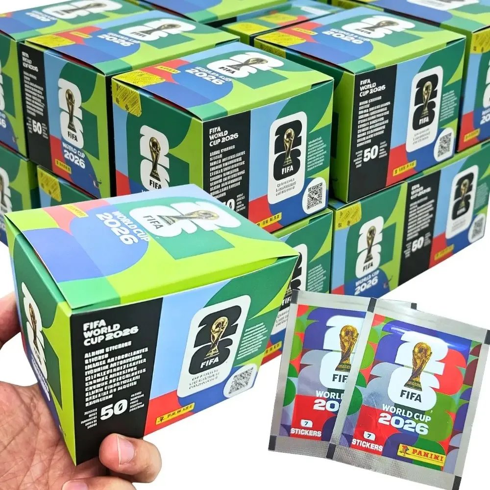 Image of Brandneue 2026 FIFA World Cup Panini Hochwertige Aufkleber Internationale Version Seltene Sammlung Fußball-Fan-Souvenir-Geschenke