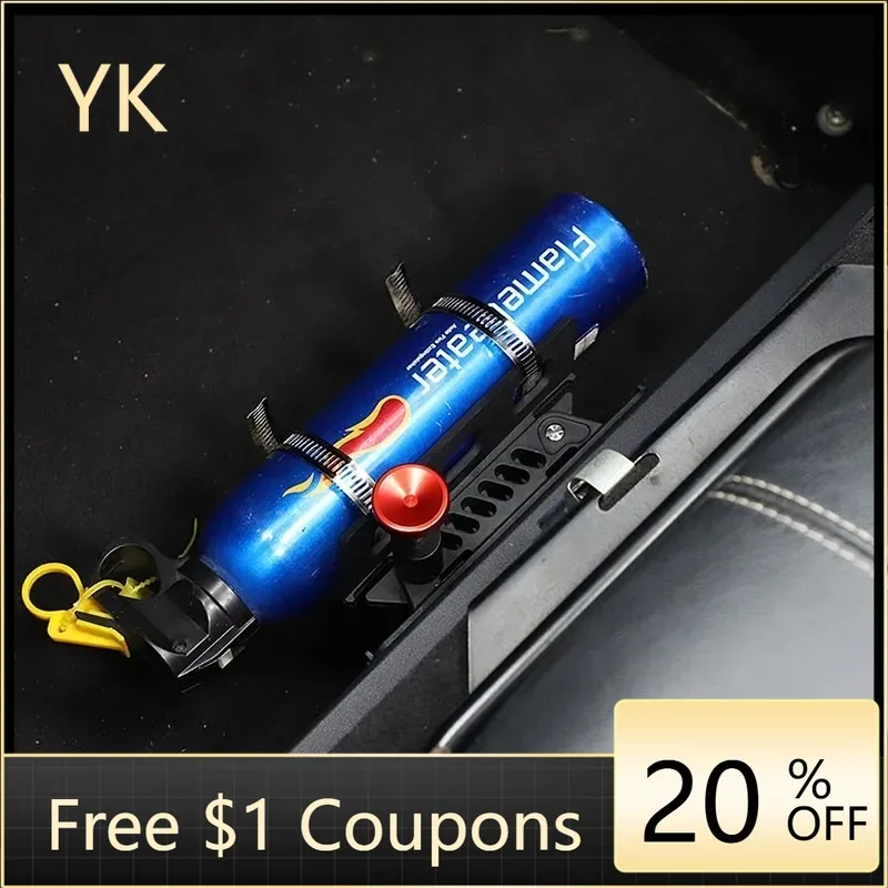 

Для Land Rover Defender 90 110 130 2004-2019, черное автокресло, регулируемый кронштейн для огнетушивания, внутренние автомобильные аксессуары