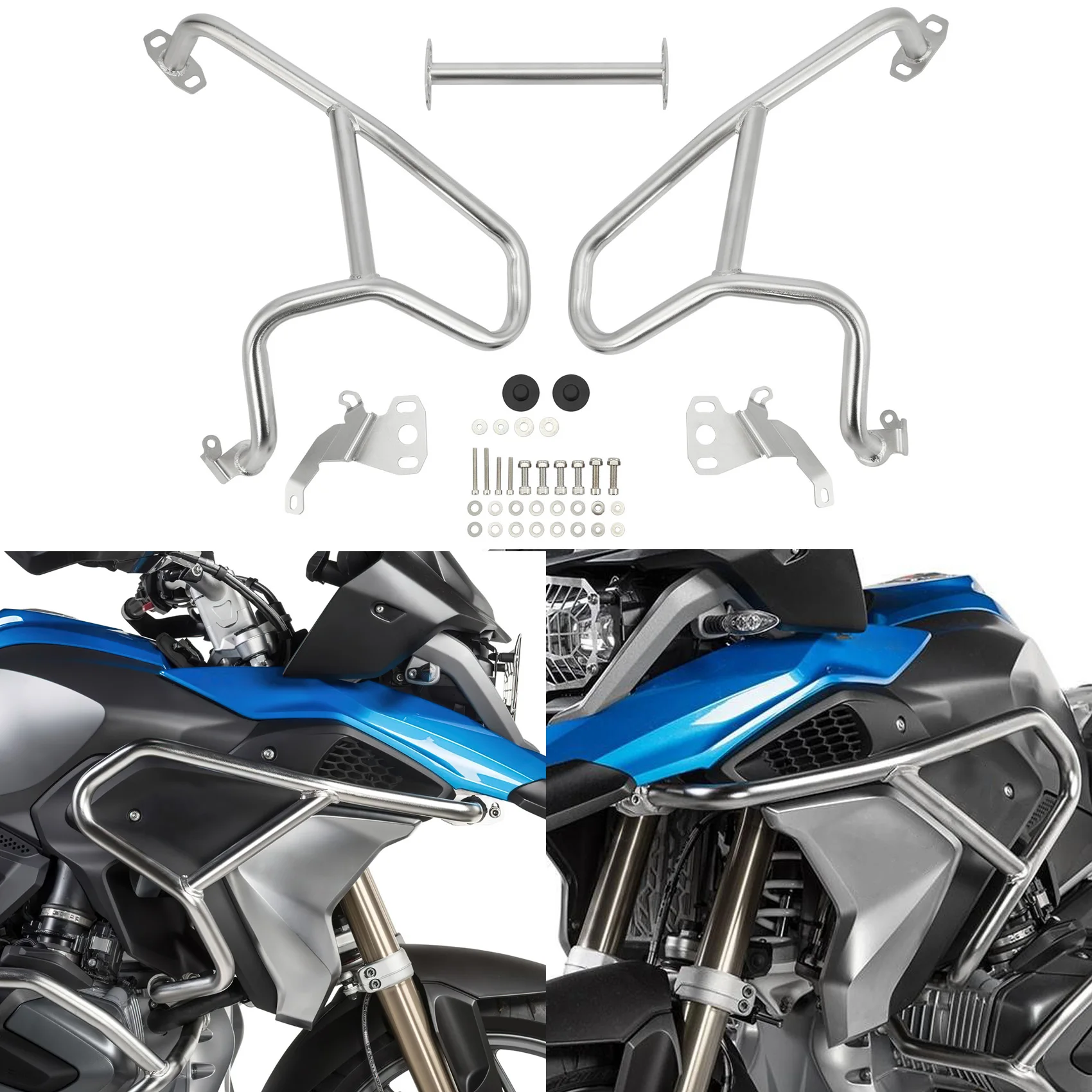 Upper Engine Guard Crash Bars For BMW R1250GS R 1250 GS 2018-2023 2019 Motorcycle 304 Stainless Steel