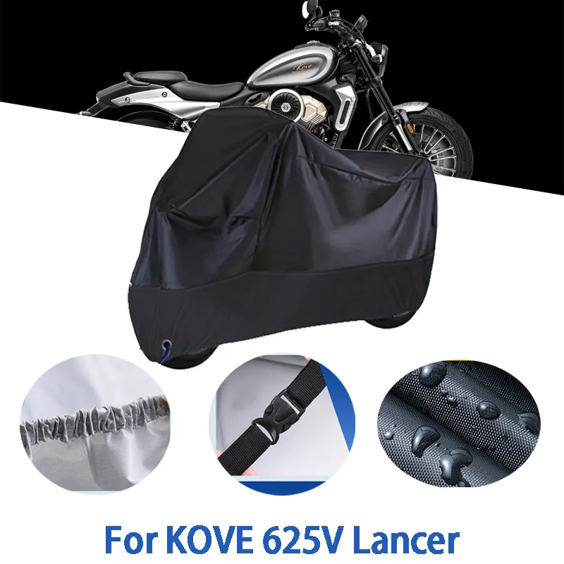

Motorcycle Full Covers For KOVE 625V Lancer Car Outdoors Sun Protection Dust No Ear Thickened Oxford Clothcover Accessories