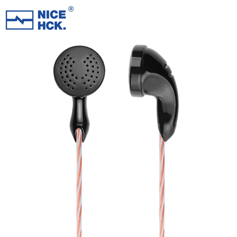 NICEHCK B70 Bright Surface HIFI Wired Earbud 14.8mm Carbon Element Plated Driver Microphone Earphone 3.5/4.4mm Optinal B40 EB2S